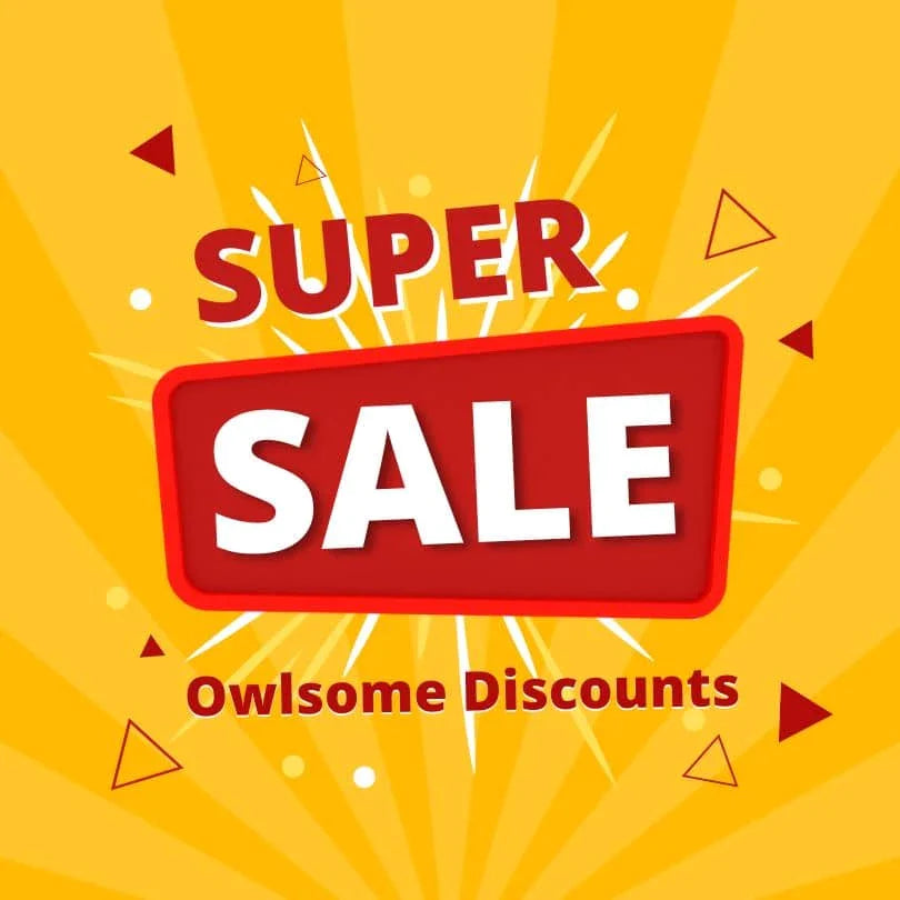 Super Sale Owlsome Discounts - Party Owls