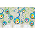 Baby Shark Spiral Swirl Hanging Decorations 12pk - Party Owls