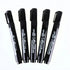 Black Permanent Markers 5pk Bullet Tips - Party Owls