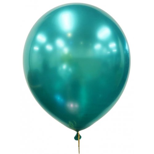 Chrome Green Latex Balloons 30cm (12") 10pk - Party Owls