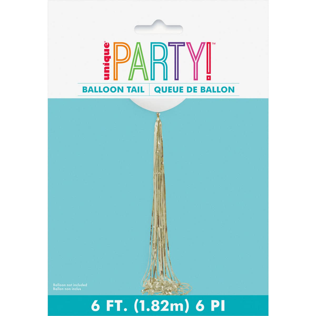 Gold Foil Tassel Balloon Tail 1.82m (6') - Party Owls