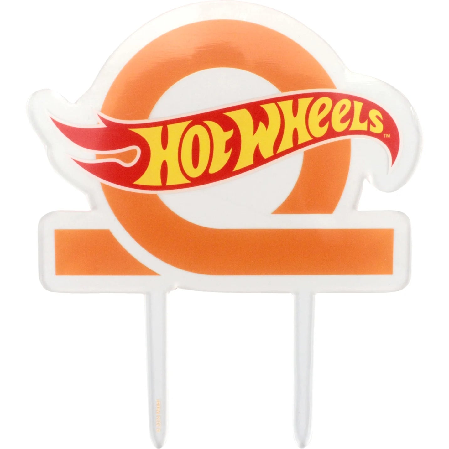 Hot Wheels Cake Topper 1pc 15cm x 17.3cm Acrylic - Party Owls