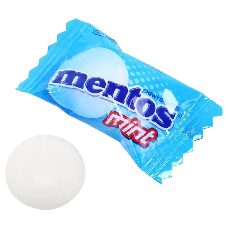 Mentos Mint Chewy Dragees 135g Bag (50pcs) Single Flow Wrap - Party Owls