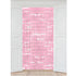 Metallic Pink Foil Square Curtain 90cm x 2m Backdrop - Party Owls