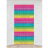 Metallic Rainbow Foil Square Curtain 90cm x 2m Backdrop - Party Owls