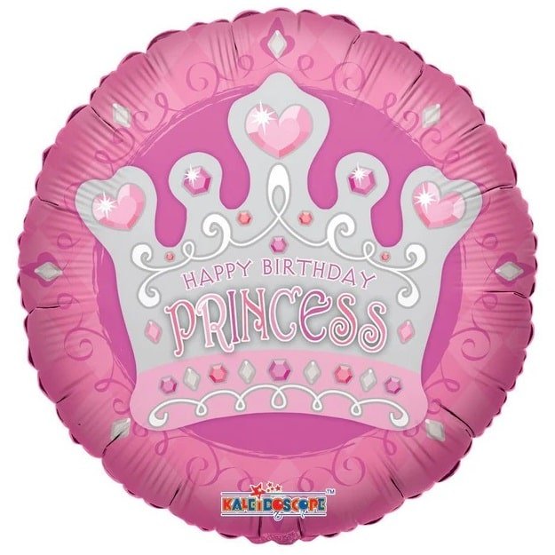 Princess Tiara Foil Balloon 45cm (18") - Party Owls