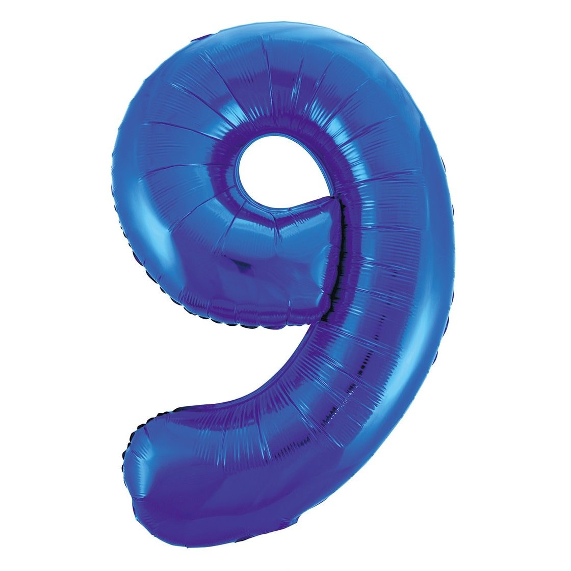 Royal Blue Number 9 Giant Numeral Foil Balloon 86CM (34") - Party Owls