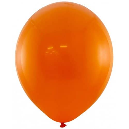 Standard Orange Latex Balloons 30cm (12") 25pk - Party Owls