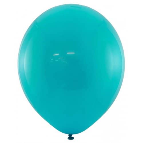 Standard Teal Latex Balloons 30cm (12") 25pk - Party Owls