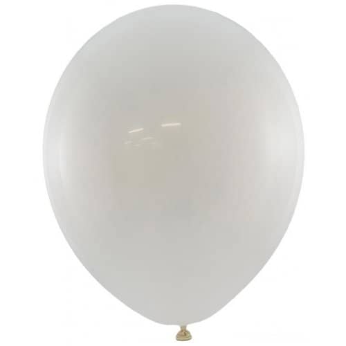 Standard White Latex Balloons 30cm (12") 25pk - Party Owls