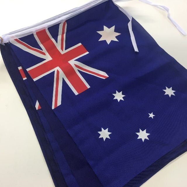 10 Australian Bunting Flags 3.6M Australia Day 13262 - Party Owls