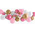 Balloon Garland Arch Kit 40PCS Pink White Chrome E6754 - Party Owls