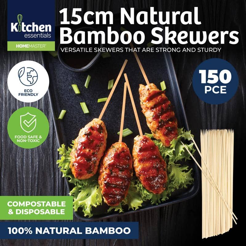 Bamboo Skewers 15CM 150pk BBQ And Catering - Party Owls