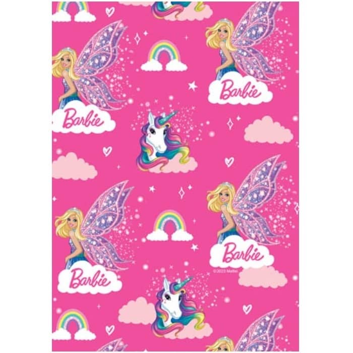 Barbie Gift Wrap 1 Sheet Folded - Party Owls