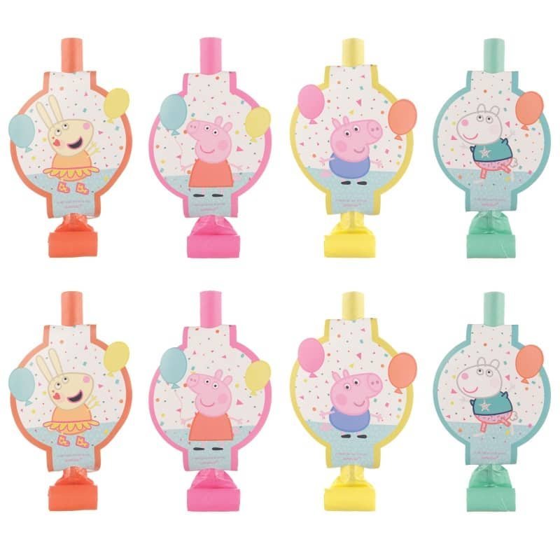 Peppa Pig Blowouts 8pk Party Favour 332626 - Party Owls