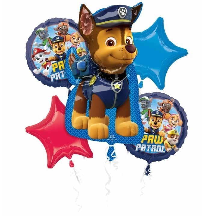 Bouquet Balloons 5pk PAW Patrol 4307701 - Party Owls