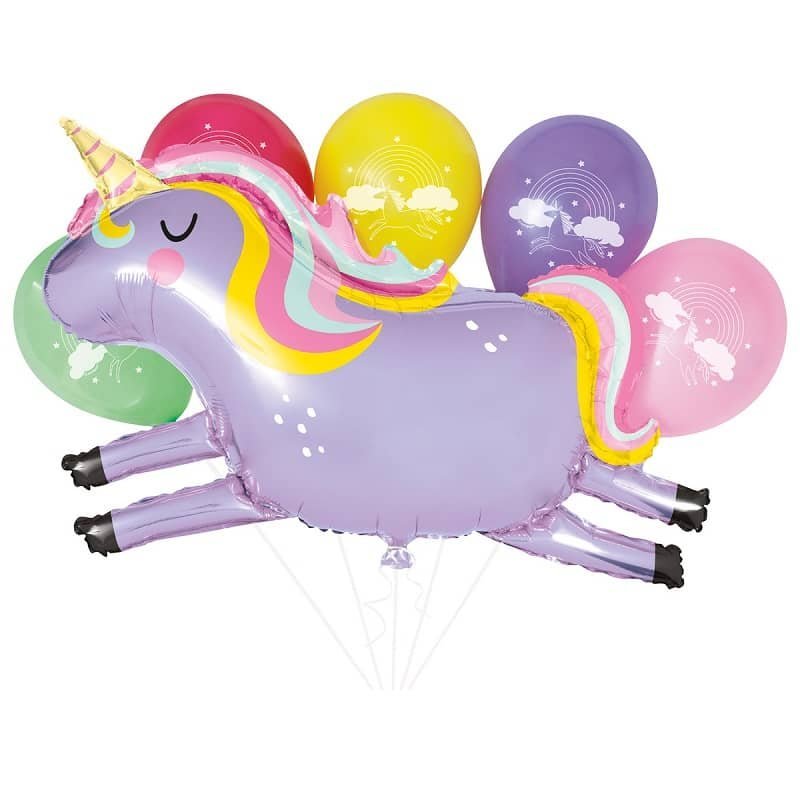 Unicorn Bouquet Balloons 6pk 75102 - Party Owls