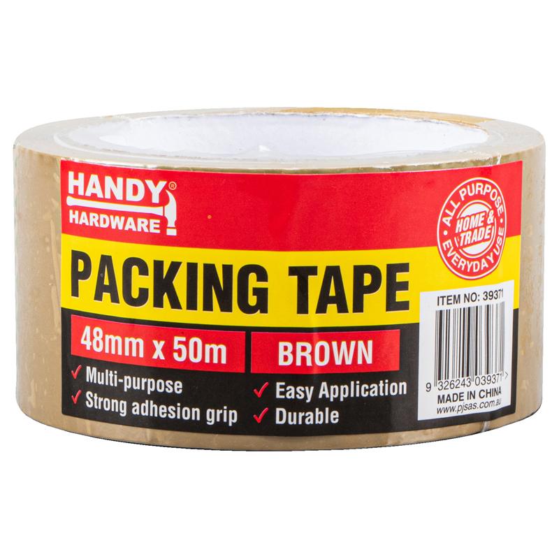 Brown Packing Tape 50M x 48mm Multi-purpose - Party Owls