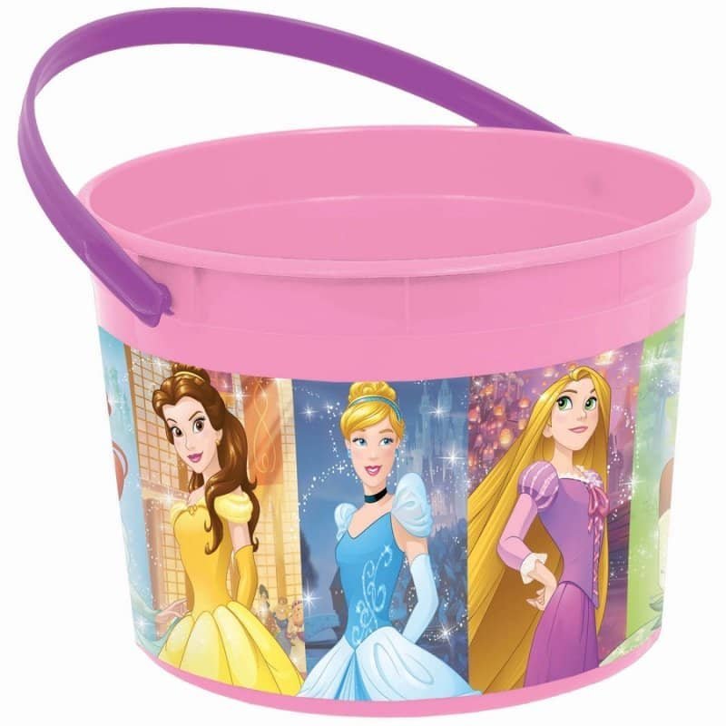 Disney Princess Plastic Bucket Favour Container 260134 - Party Owls