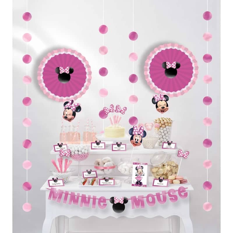 Disney Minnie Mouse Forever Buffet Table Decorating Kit 412492 - Party Owls