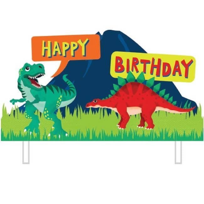 Cake Topper Dino Dinosaurs E6661 - Party Owls