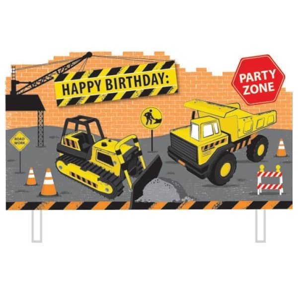 Construction Cake Topper Bulldozer Truck - Party Owls