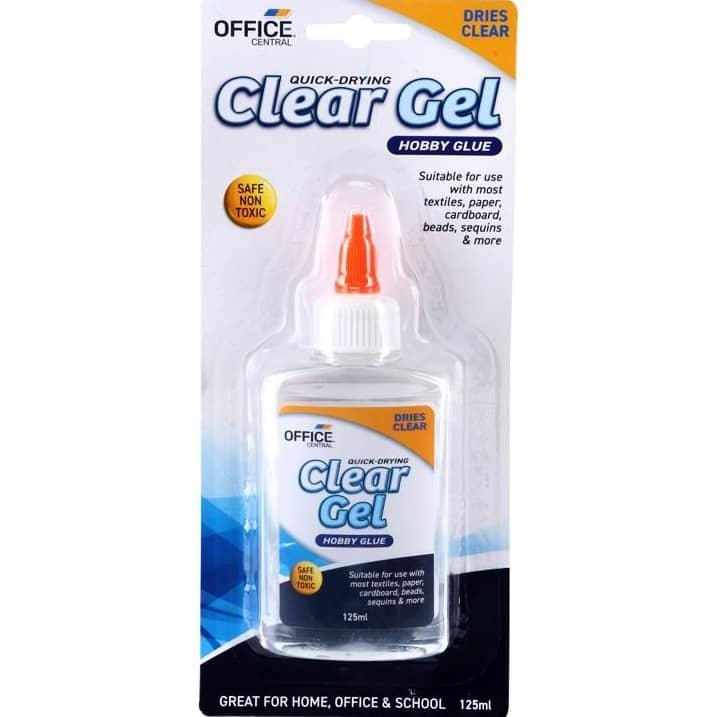 Clear Gel Glue 125ml Craft Hobby Scrapbooking 252176 - Party Owls