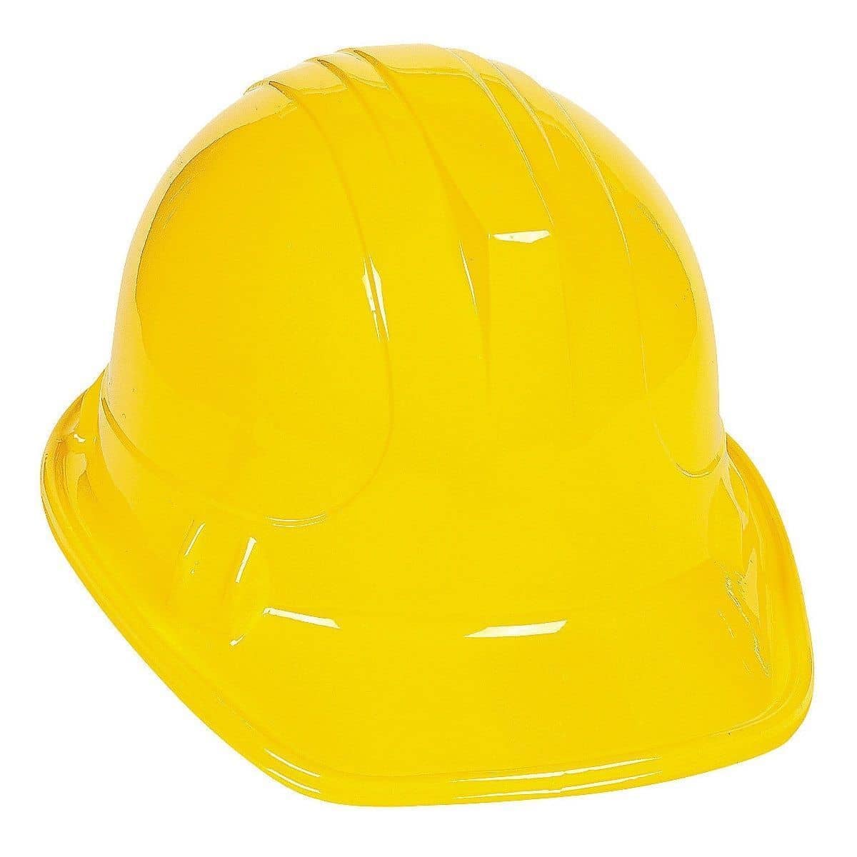 Construction Yellow Plastic Party Hat - Party Owls