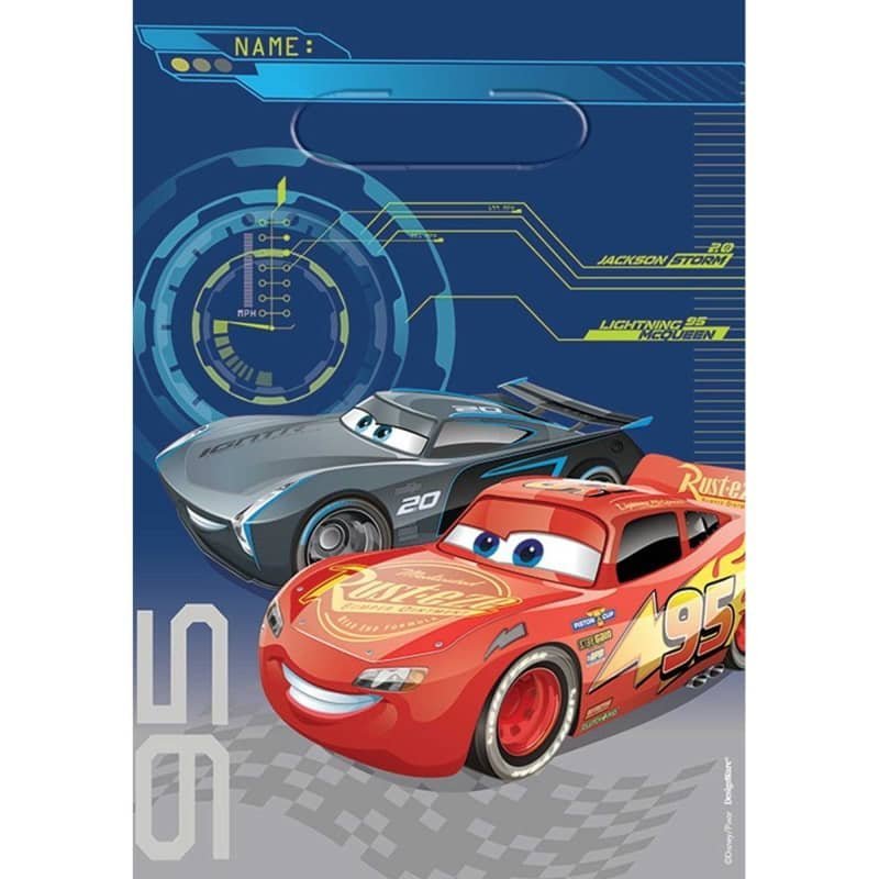 Disney Cars Party Bags 8pk 371763 - Party Owls