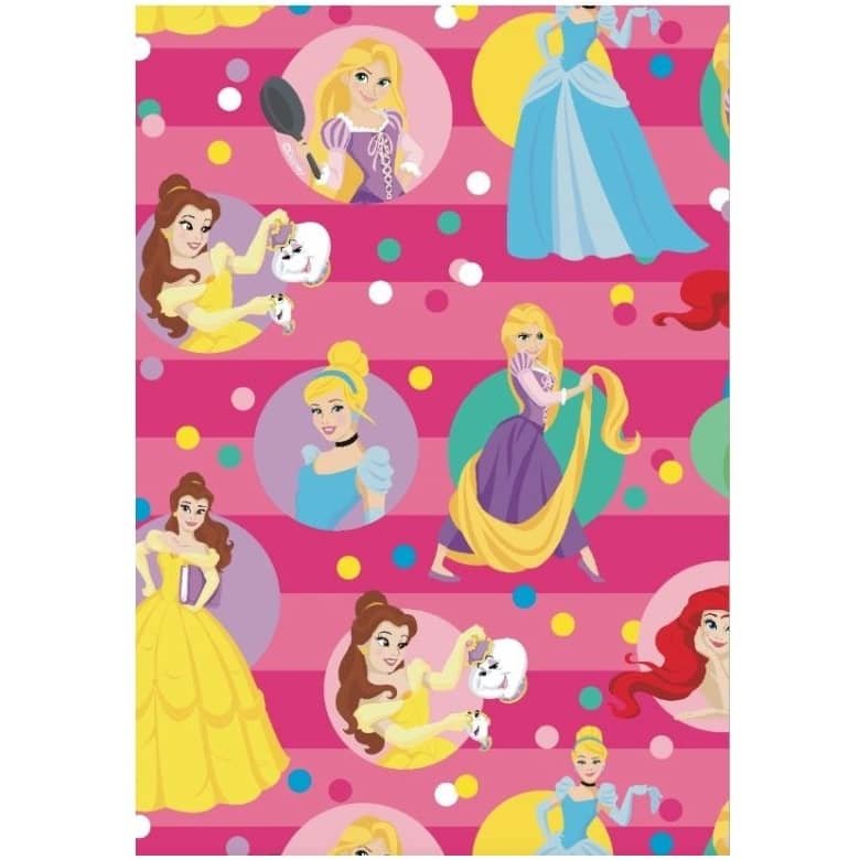 Disney Princess Gift Wrap 1 Sheet Folded - Party Owls