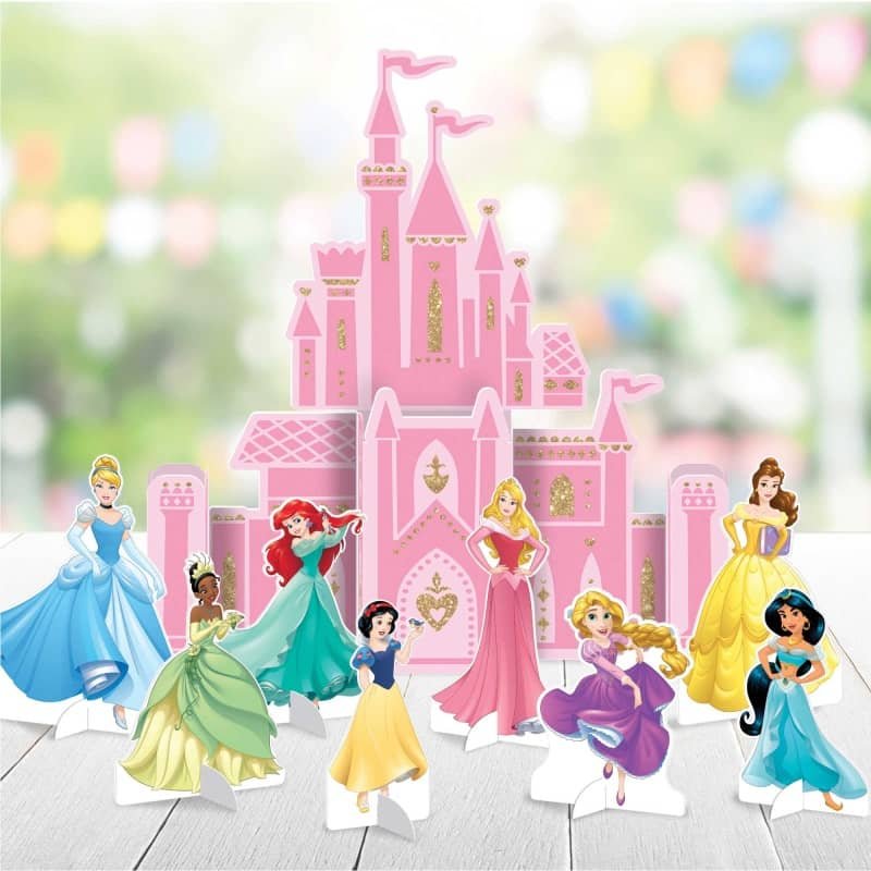 Disney Princess Once Upon A Time Table Decorating Kit 9pk - Party Owls