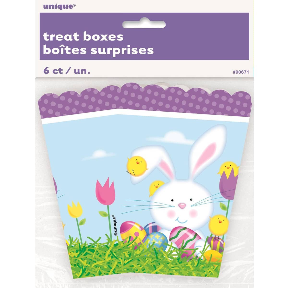 Easter Favour Boxes 6pk Treat Boxes - Party Owls