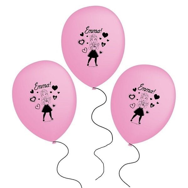 Emma Latex Balloons 6pk 30CM The Wiggles 8824662 - Party Owls
