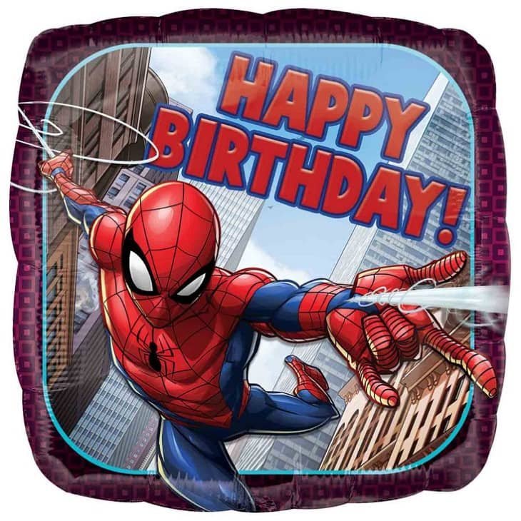 Spider-Man Square Foil Balloon 43CM (17") 3466401 - Party Owls