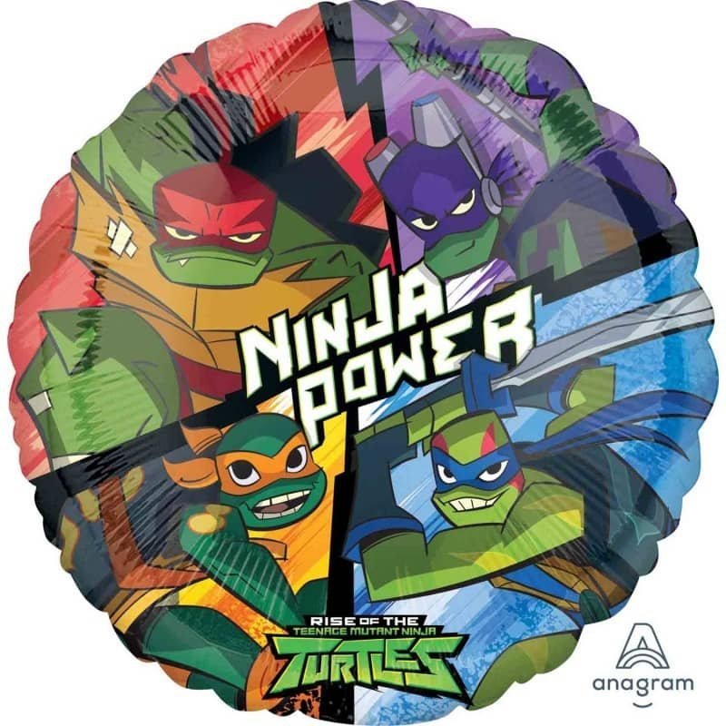 Foil Balloon 43CM (17") Teenage Mutant Ninja Turtles TMNT 3890701 - Party Owls