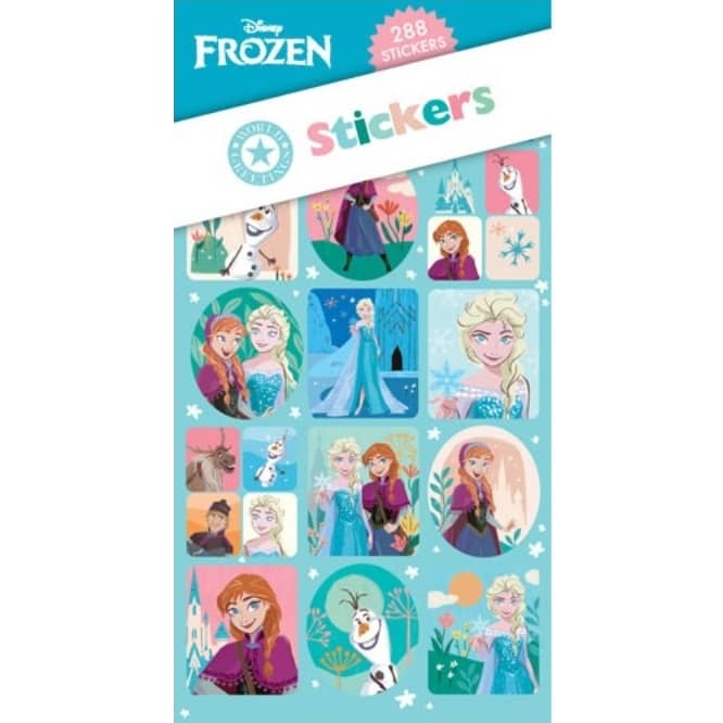 Frozen 2 Sticker Book 288pk (12 Sheets) Party Favours - Party Owls