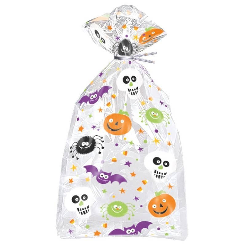 Halloween Spooky Smile Cello Bags 20pk Loot Lolly Treats Favours - Party Owls