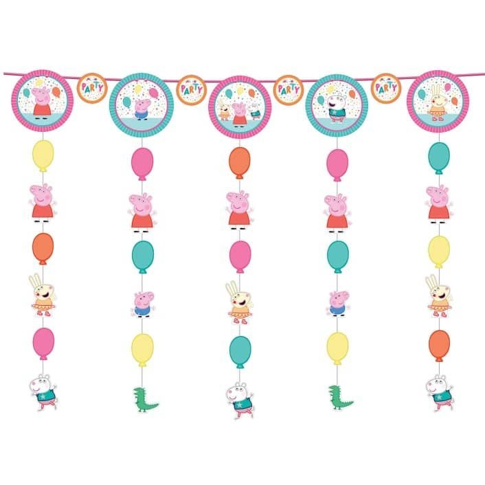 Peppa Pig Confetti Party Hanging String Decorations 1.2M  671044 - Party Owls