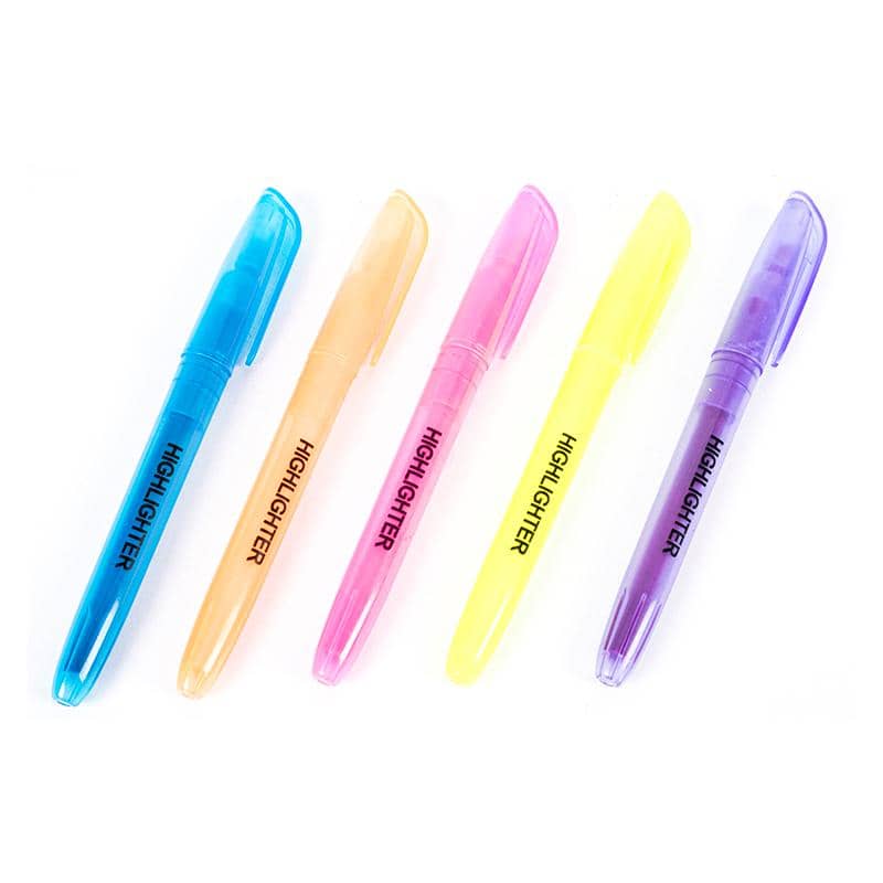 Highlighters 5pk Assorted Colours - Party Owls