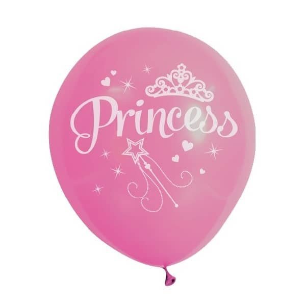 Princess Latex Balloons 30CM (12") 10pk Decorations E3305 - Party Owls
