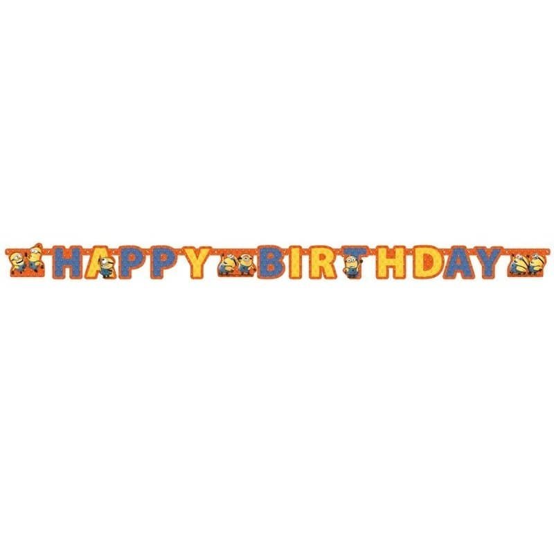 Minions Illustrated Letter Banner 997977 - Party Owls