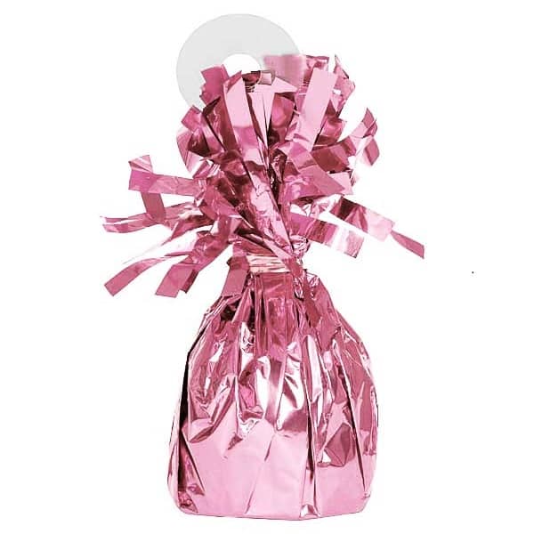 Light Pink Foil Balloon Weights 6pk - Party Owls