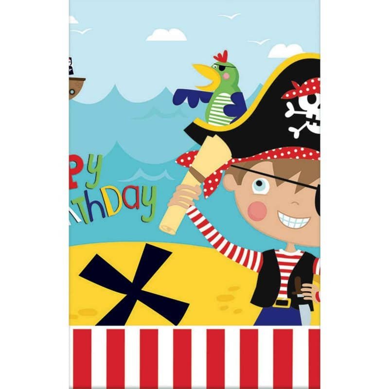 Little Pirate Plastic Table Cover Tablecloth - Party Owls