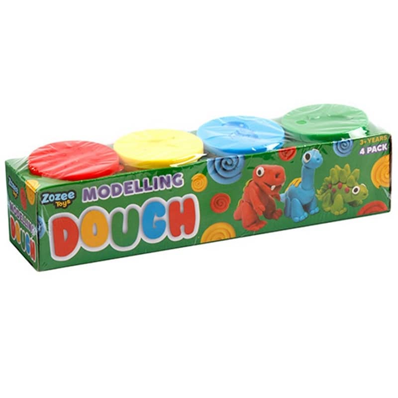 Modelling Play Dough 4pk (4 Colours) Toys - Party Owls
