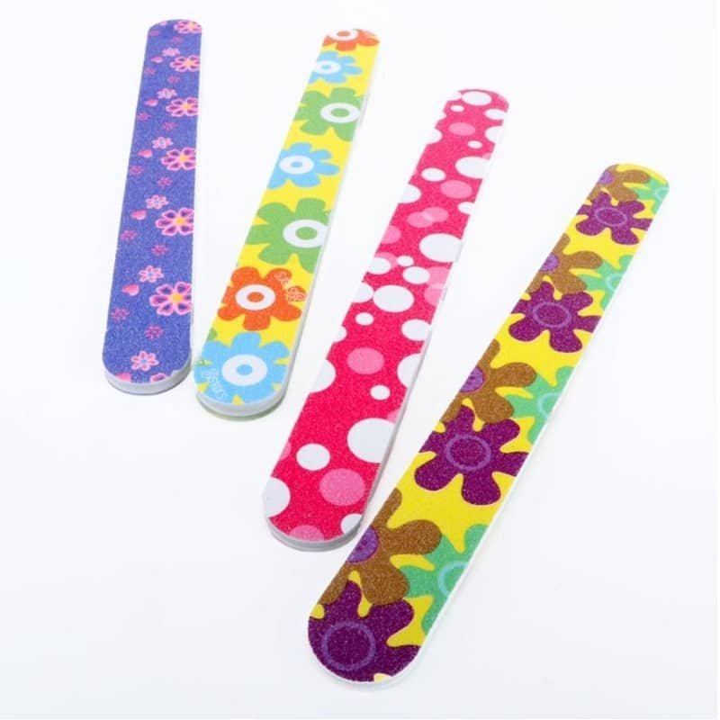 Nail Files 4pk Multi-colour Double Side Emery Boards 81301 - Party Owls