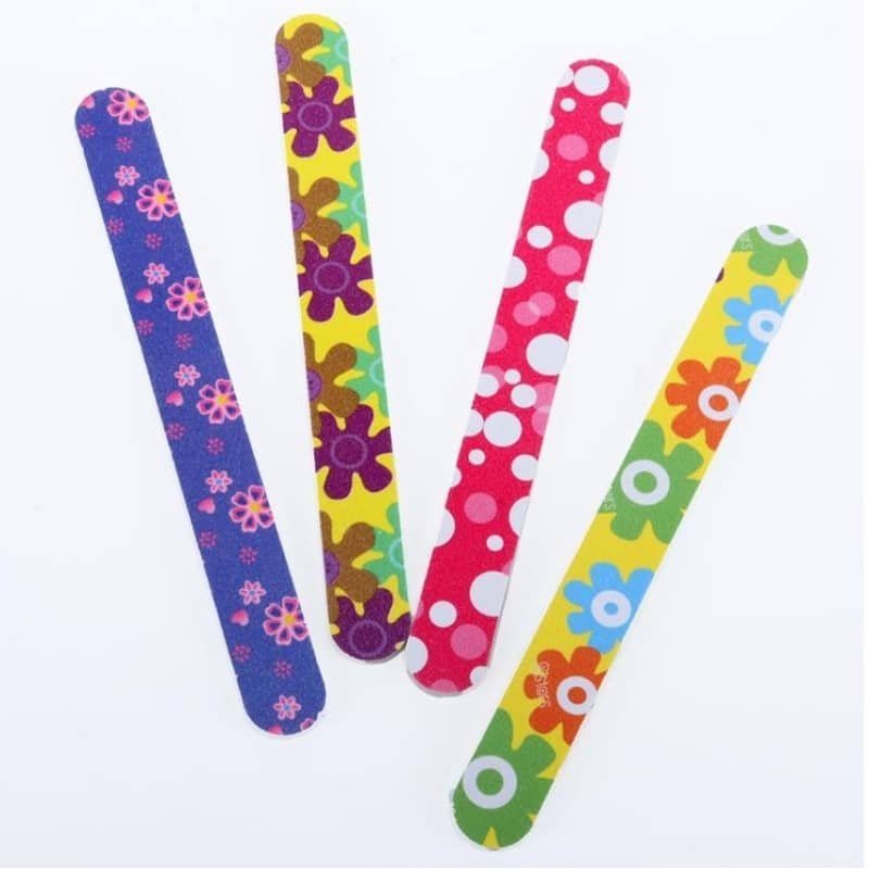 Nail Files 4pk Multi-colour Double Side Emery Boards 81301 - Party Owls