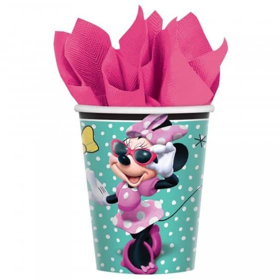 Disney Minnie Mouse Paper Cups 8pk 581868 - Party Owls