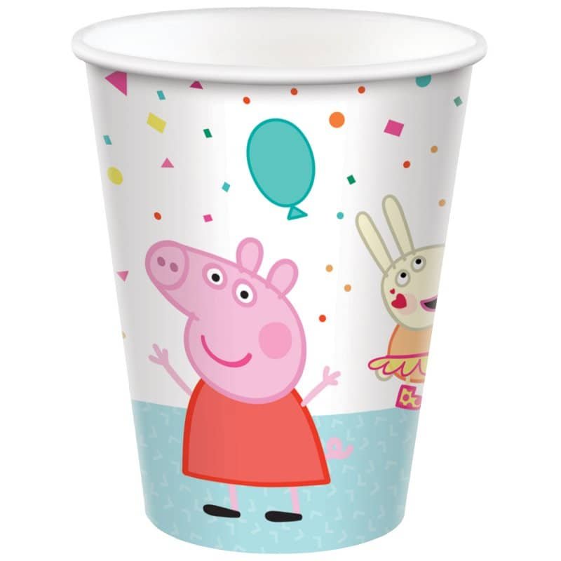 Peppa Pig Paper Cups 8pk Tableware 582626 - Party Owls