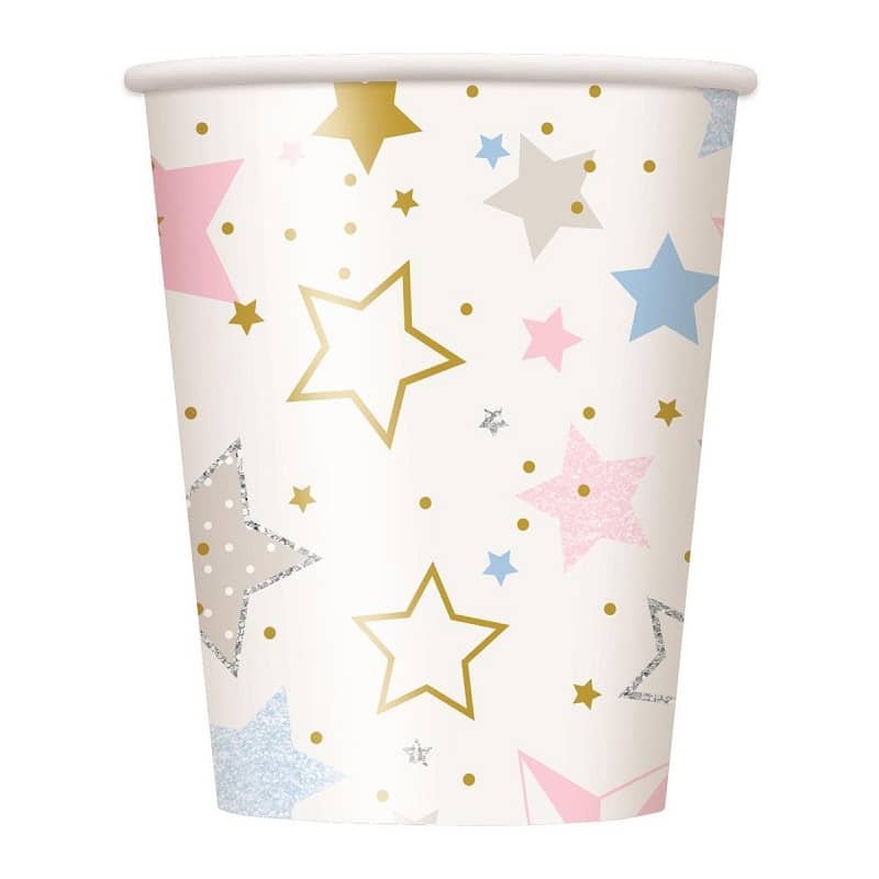 Twinkle Little Star Paper Cups 8pk 72416 - Party Owls