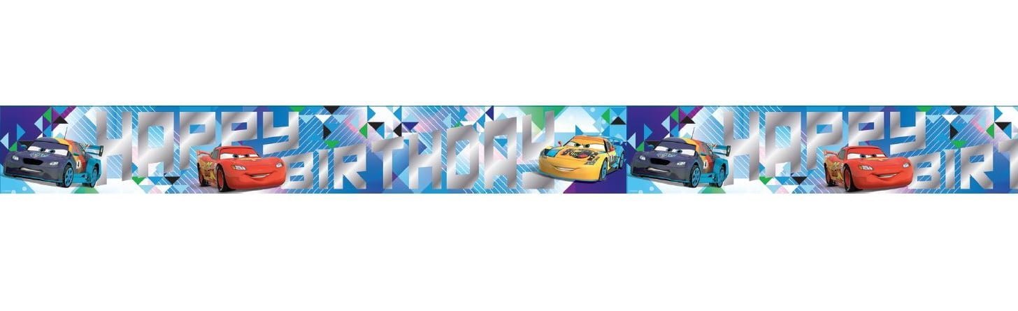 Party Banner 1.8M Disney Cars Birthday E2102 - Party Owls